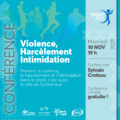 Conférence - Violence, Harcèlement et Intimidation